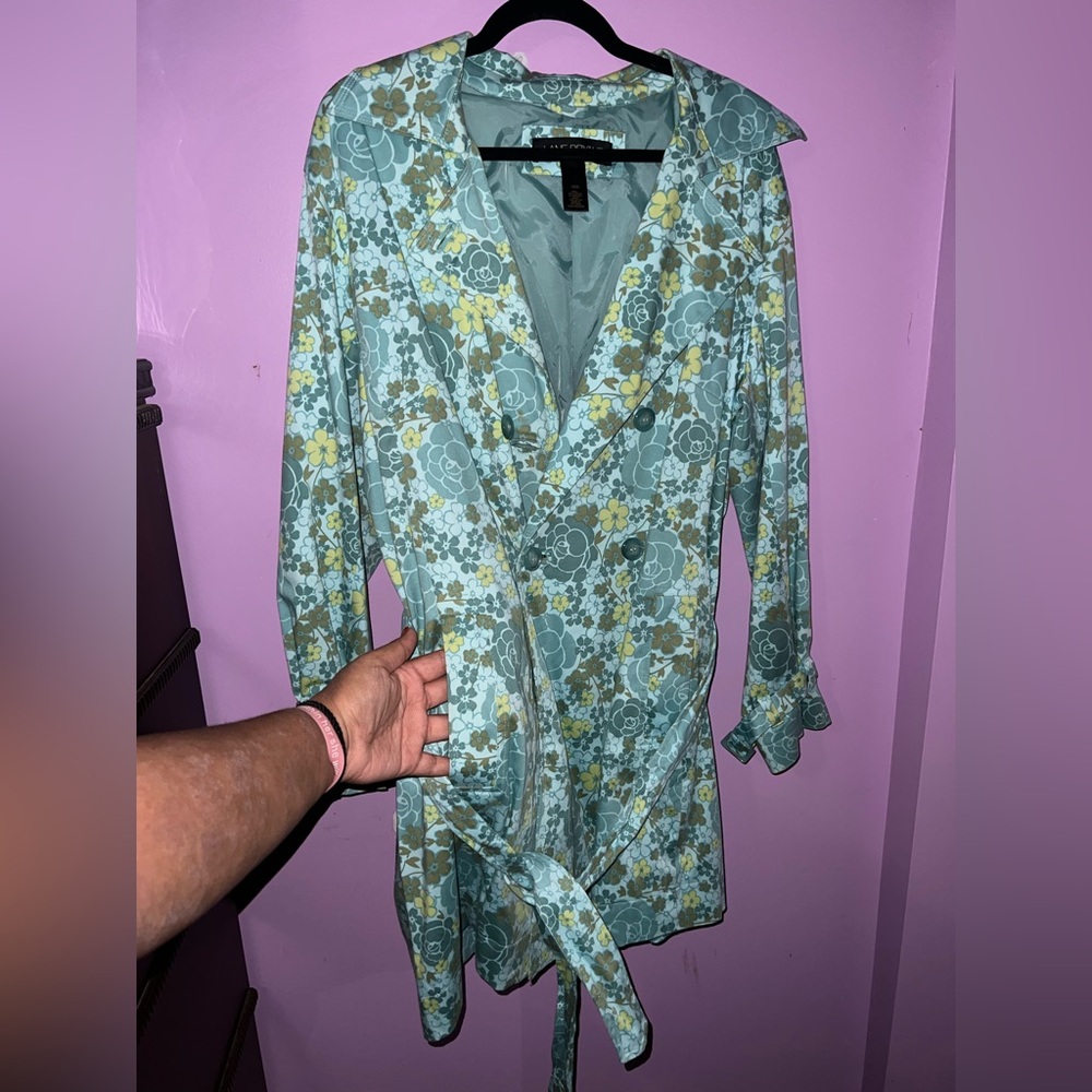 Lane Bryant plus belted trench coat